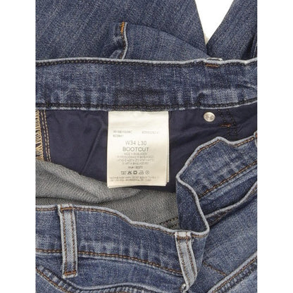 Wrangler Men Blue Bootcut Regular Stretch Jeans W34 L28 (106193)