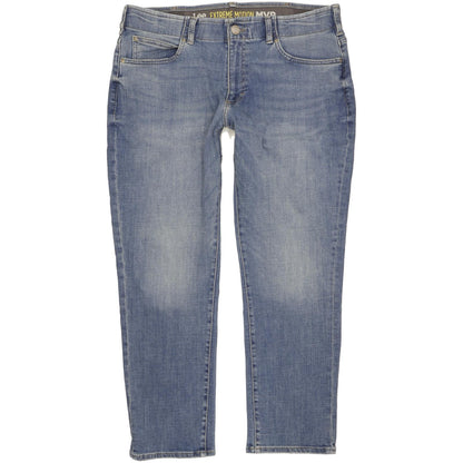 Lee Men Blue Tapered Regular Stretch Jeans W36 L30 (106194)