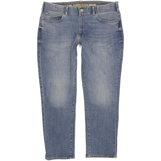 Lee Men Blue Tapered Regular Stretch Jeans W36 L30 (106194)