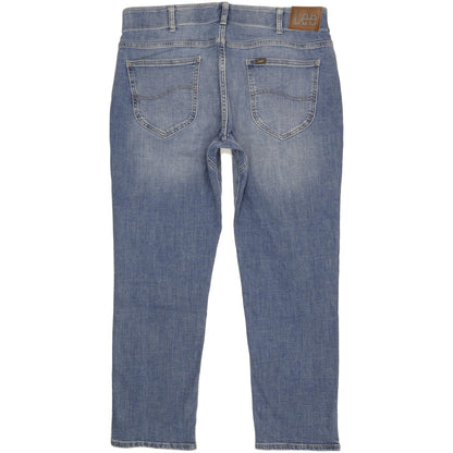 Lee Men Blue Tapered Regular Stretch Jeans W36 L30 (106194)