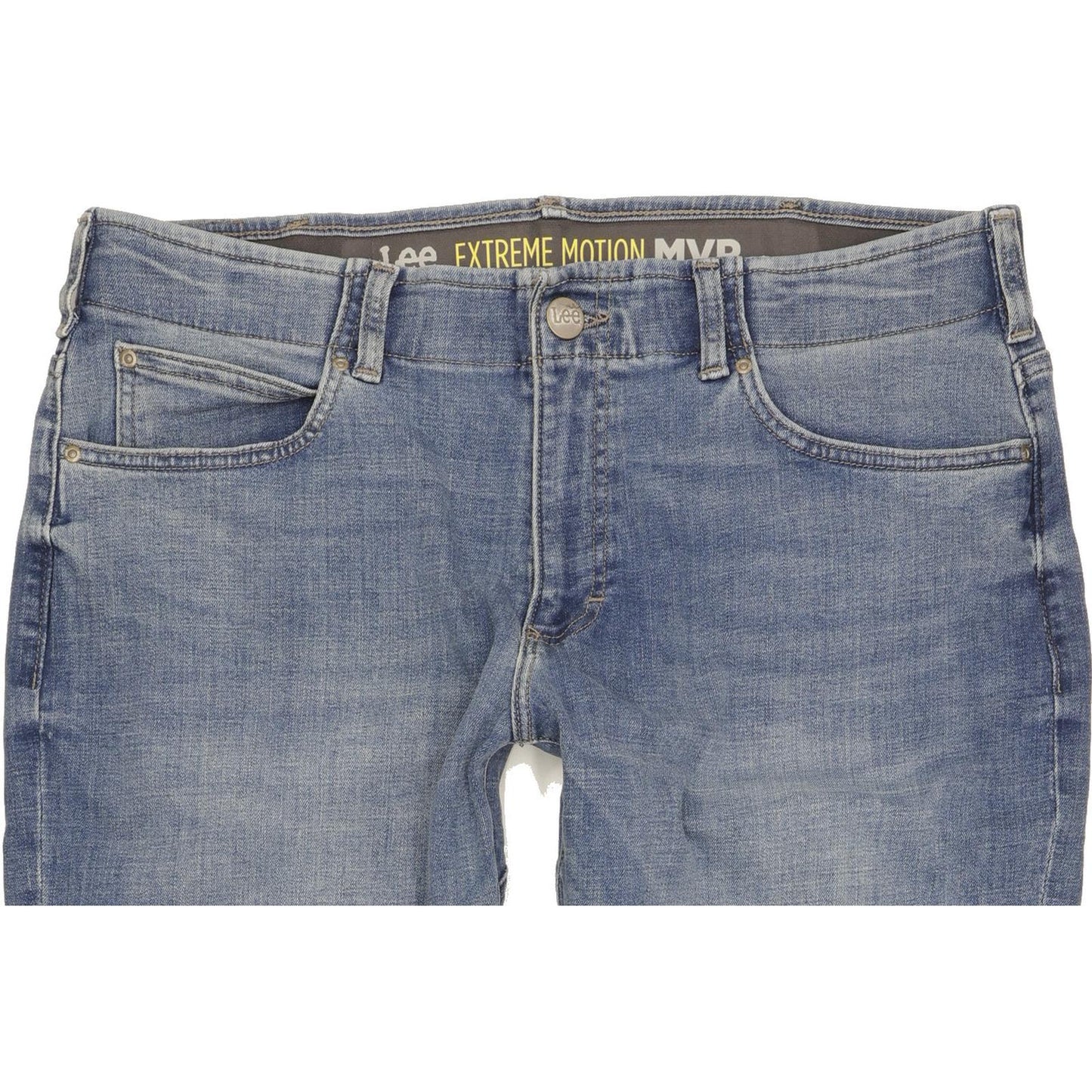 Lee Men Blue Tapered Regular Stretch Jeans W36 L30 (106194)