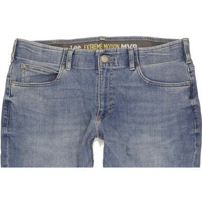 Lee Men Blue Tapered Regular Stretch Jeans W36 L30 (106194)