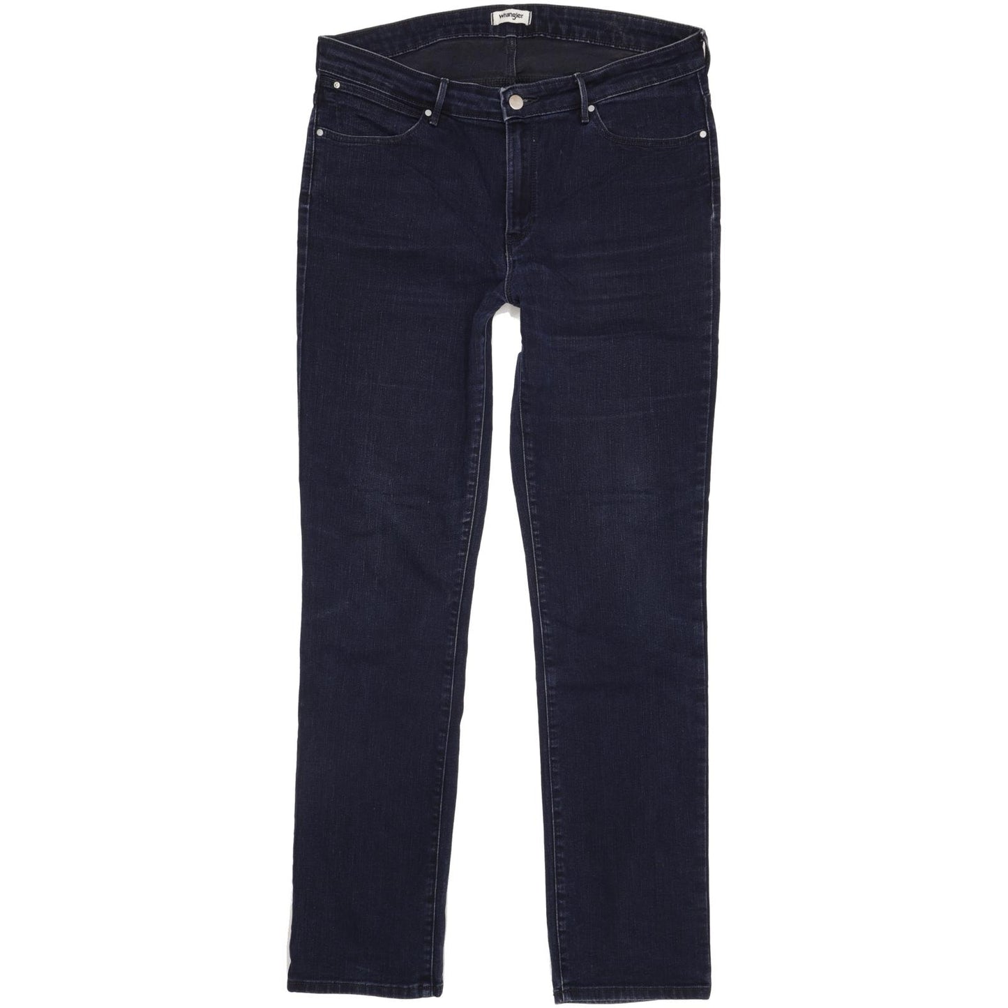 Wrangler Women Navy Straight Slim Stretch Jeans W34 L32