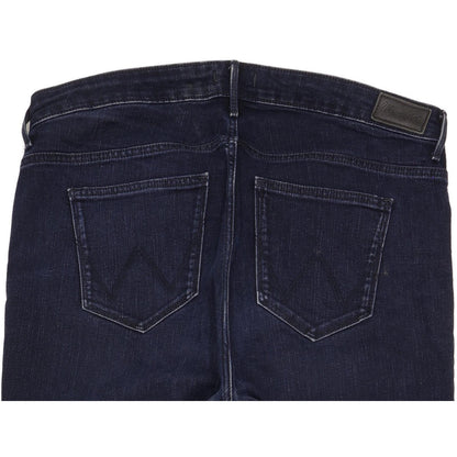 Wrangler Women Navy Straight Slim Stretch Jeans W34 L32