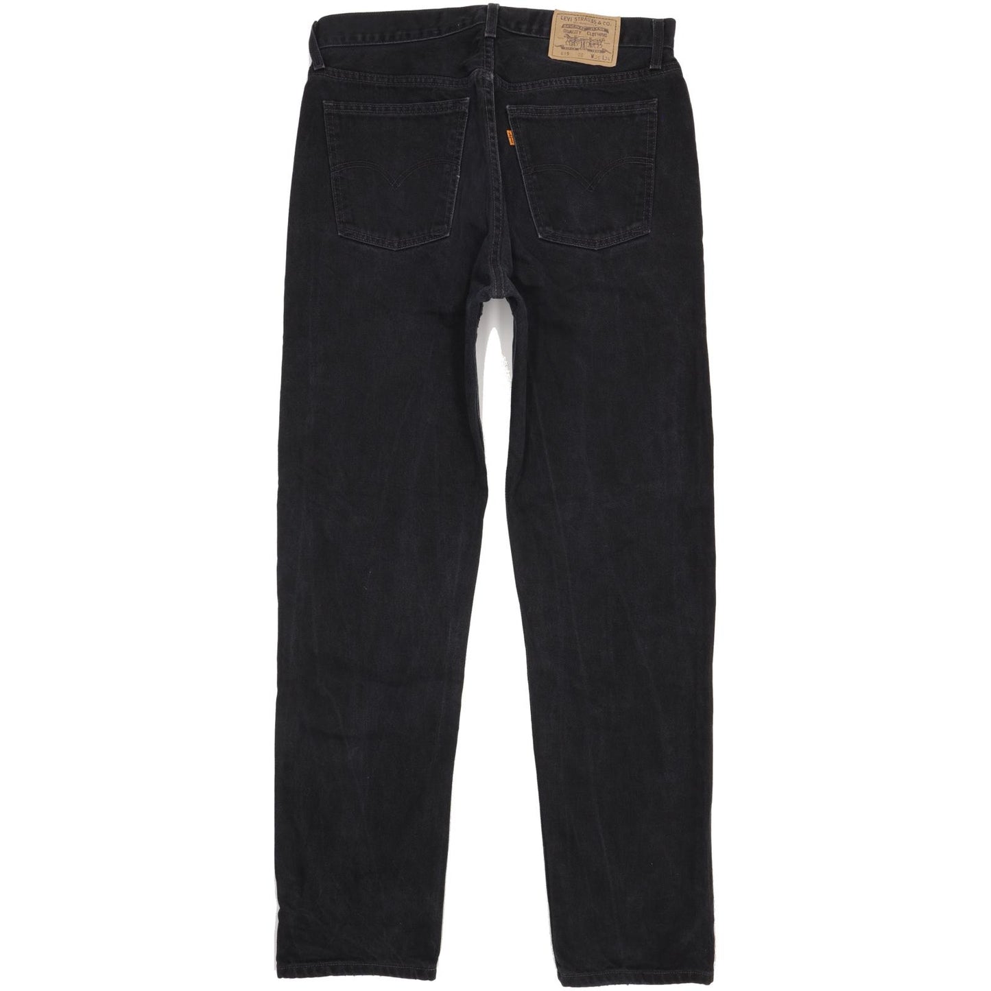 Levi's 615 Men Black Straight Regular Jeans W35 L34 (106196)