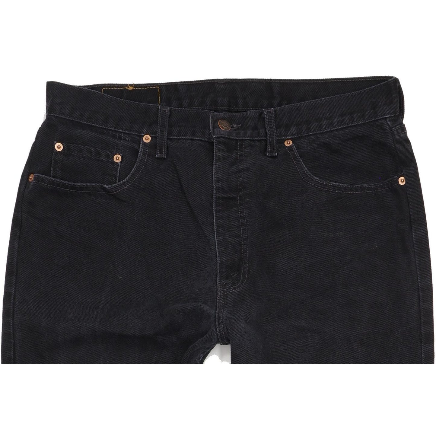 Levi's 615 Men Black Straight Regular Jeans W35 L34 (106196)