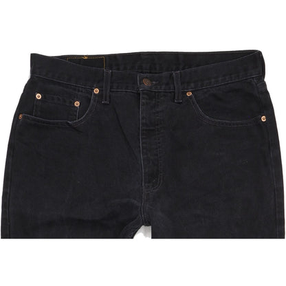 Levi's 615 Men Black Straight Regular Jeans W35 L34 (106196)