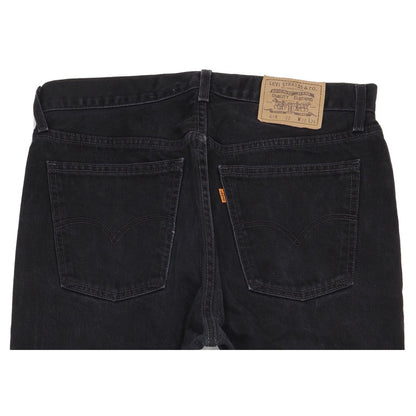 Levi's 615 Men Black Straight Regular Jeans W35 L34 (106196)