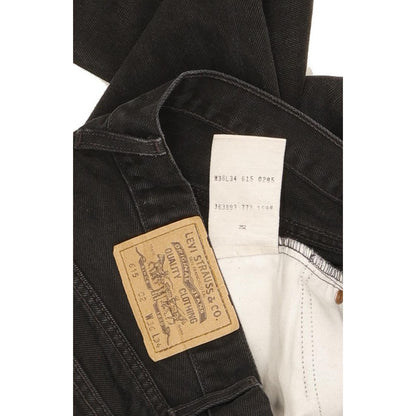 Levi's 615 Men Black Straight Regular Jeans W35 L34 (106196)