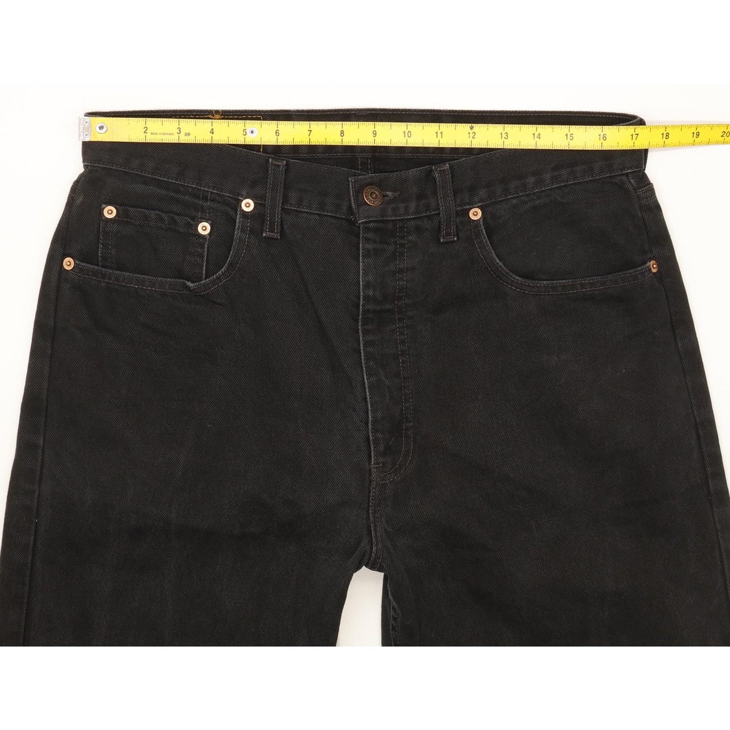Levi's 615 Men Black Straight Regular Jeans W35 L34 (106196)