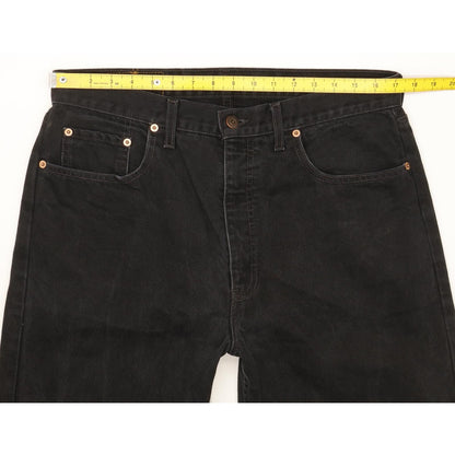 Levi's 615 Men Black Straight Regular Jeans W35 L34 (106196)