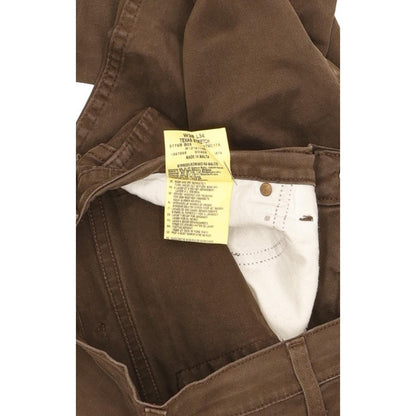 Wrangler Texas Men Brown Straight Regular Stretch Jeans W38 L34 (106197)