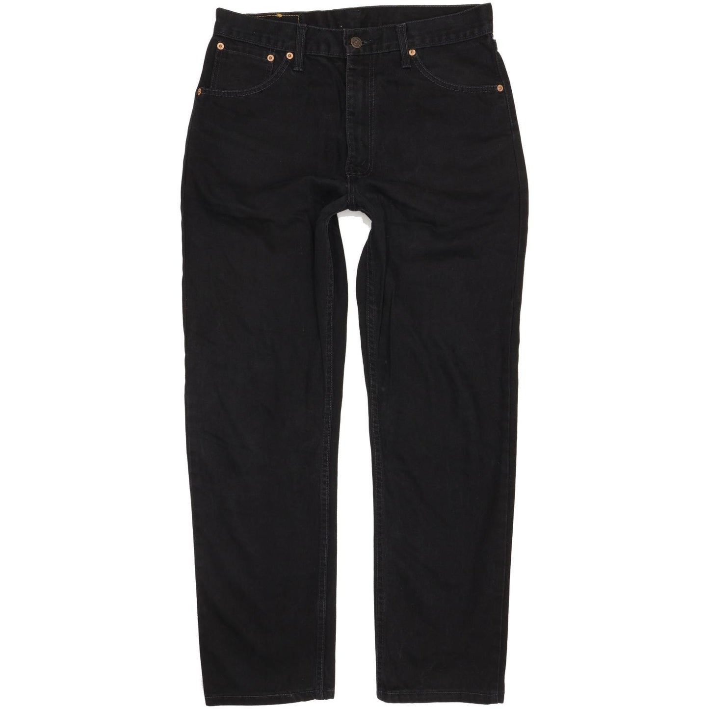 Levi's 521 Men Black Straight Regular Jeans W33 L29 (106199)