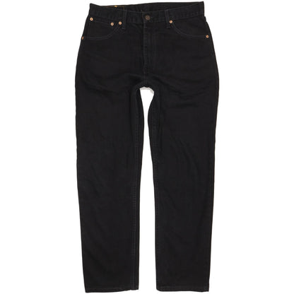 Levi's 521 Men Black Straight Regular Jeans W33 L29 (106199)