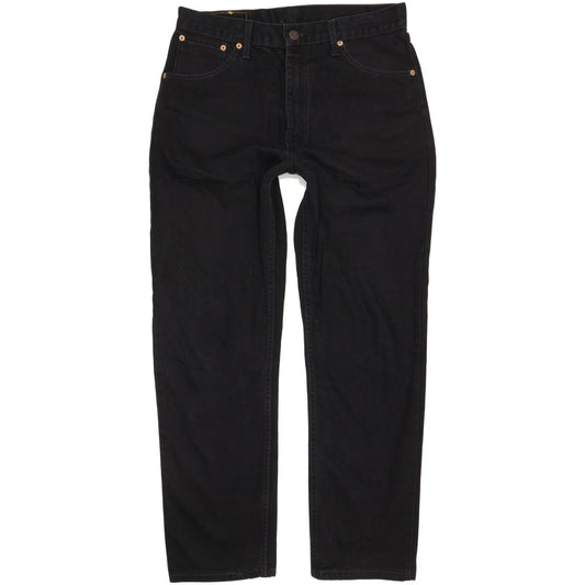 Levi's 521 Men Black Straight Regular Jeans W33 L29 (106199)