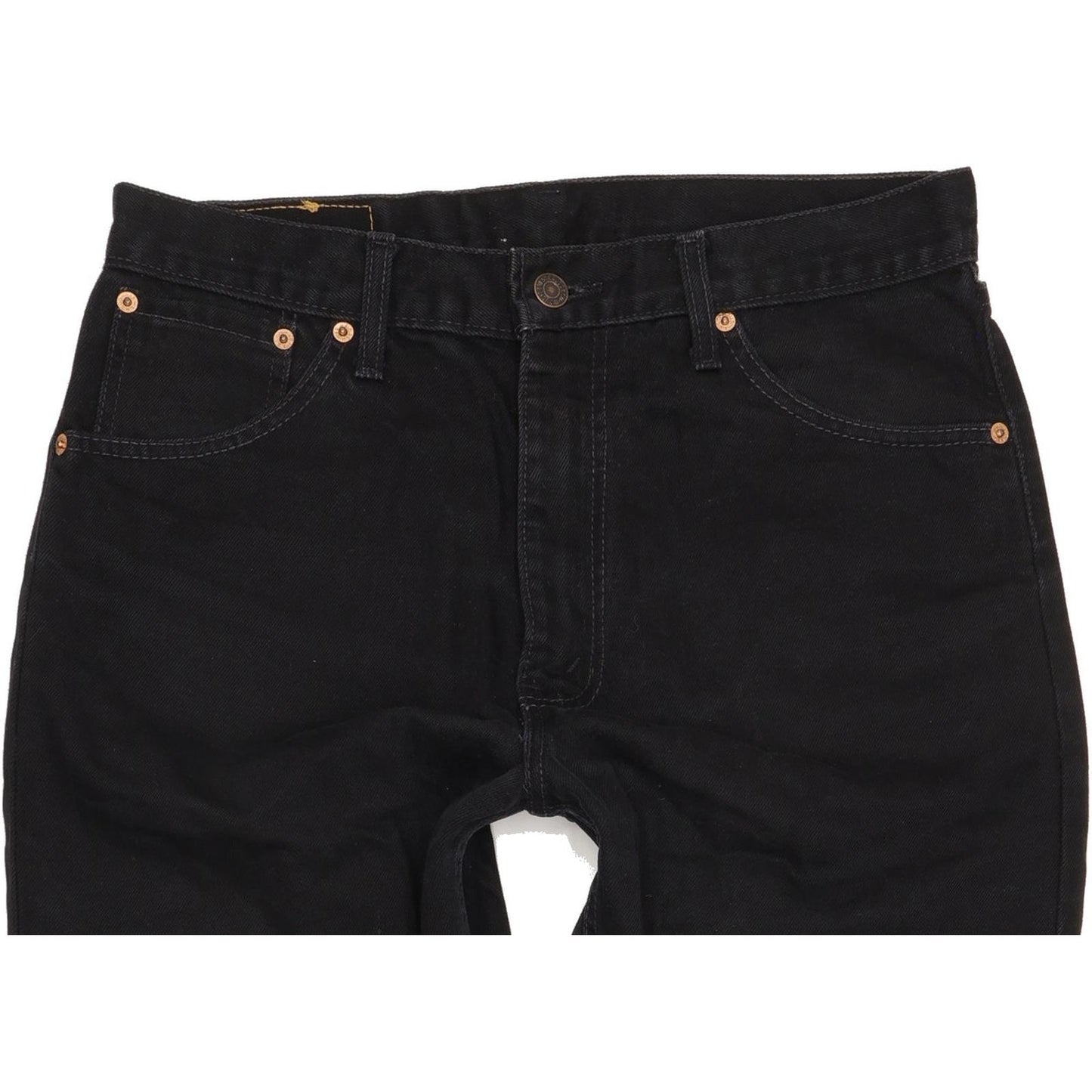 Levi's 521 Men Black Straight Regular Jeans W33 L29 (106199)