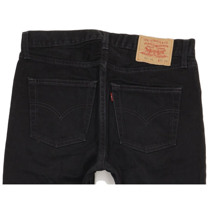 Levi's 521 Men Black Straight Regular Jeans W33 L29 (106199)
