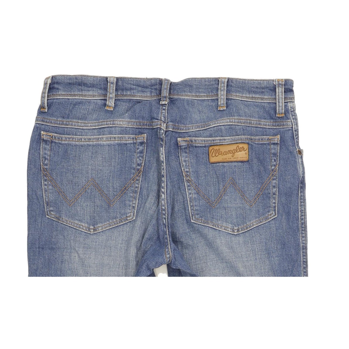 Wrangler Texas Men Blue Straight Regular Stretch Jeans W34 L32 (106200)