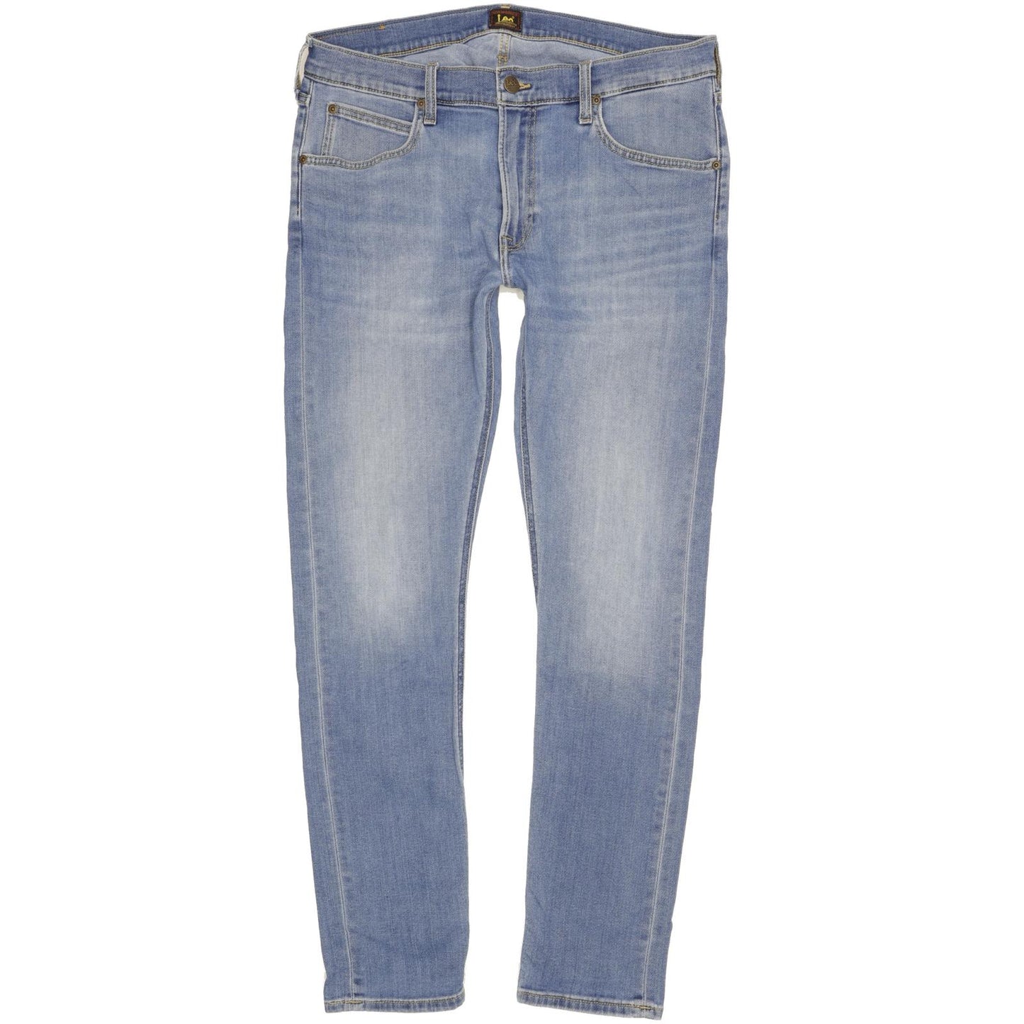 Lee Luke Men Blue Skinny Slim Stretch Jeans W34 L32 (106201)