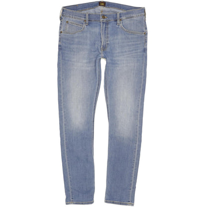 Lee Luke Men Blue Skinny Slim Stretch Jeans W34 L32 (106201)