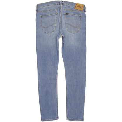 Lee Luke Men Blue Skinny Slim Stretch Jeans W34 L32 (106201)
