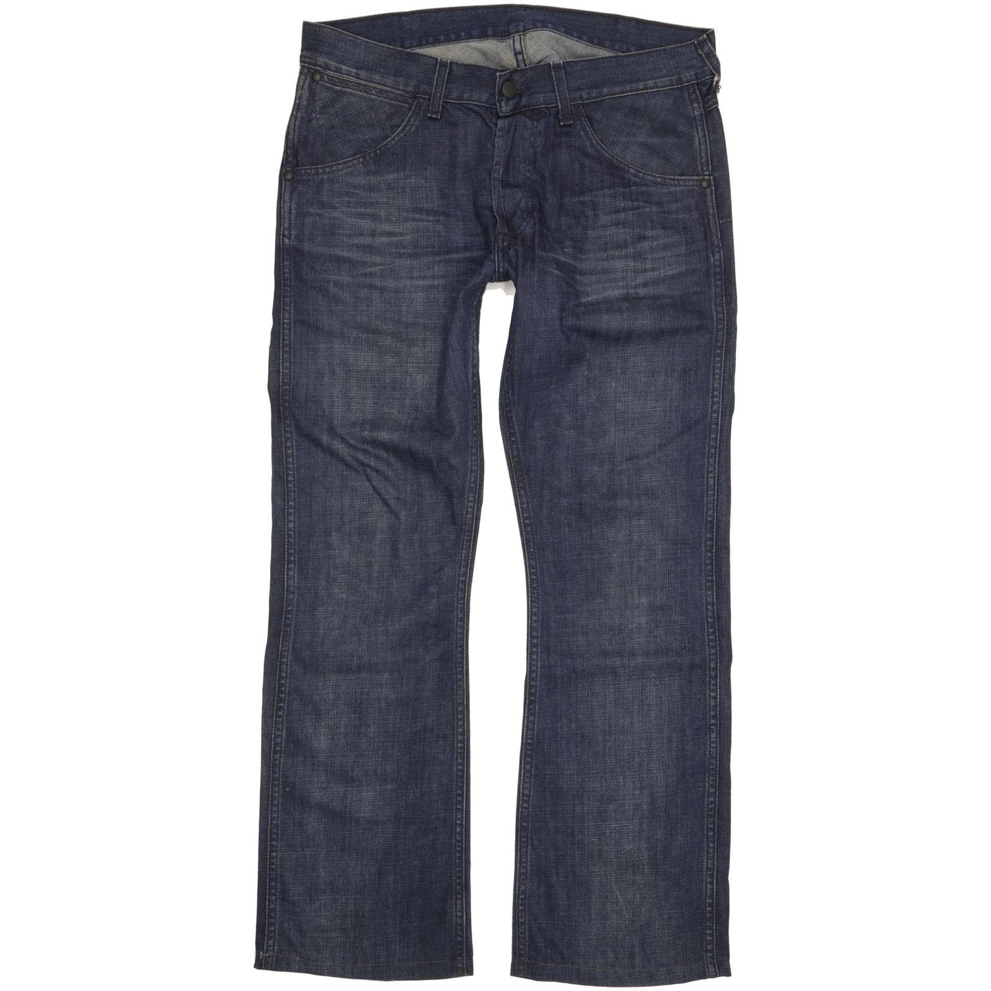 Wrangler Miles Men Blue Bootcut Slim Jeans W32 L31 (106203)