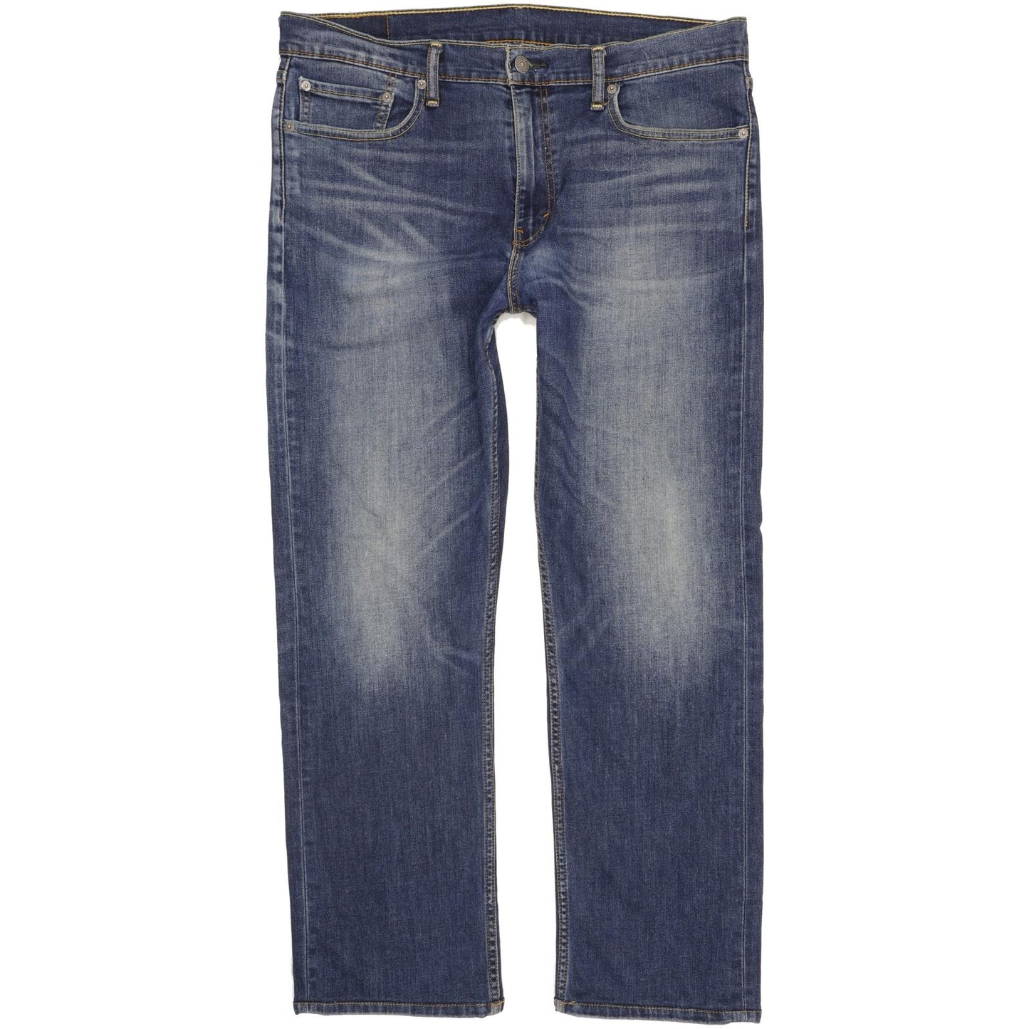 Levi's 504 Men Blue Straight Regular Stretch Jeans W36 L30 (106204)