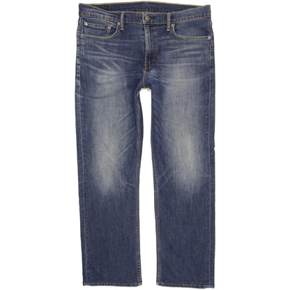 Levi's 504 Men Blue Straight Regular Stretch Jeans W36 L30 (106204)