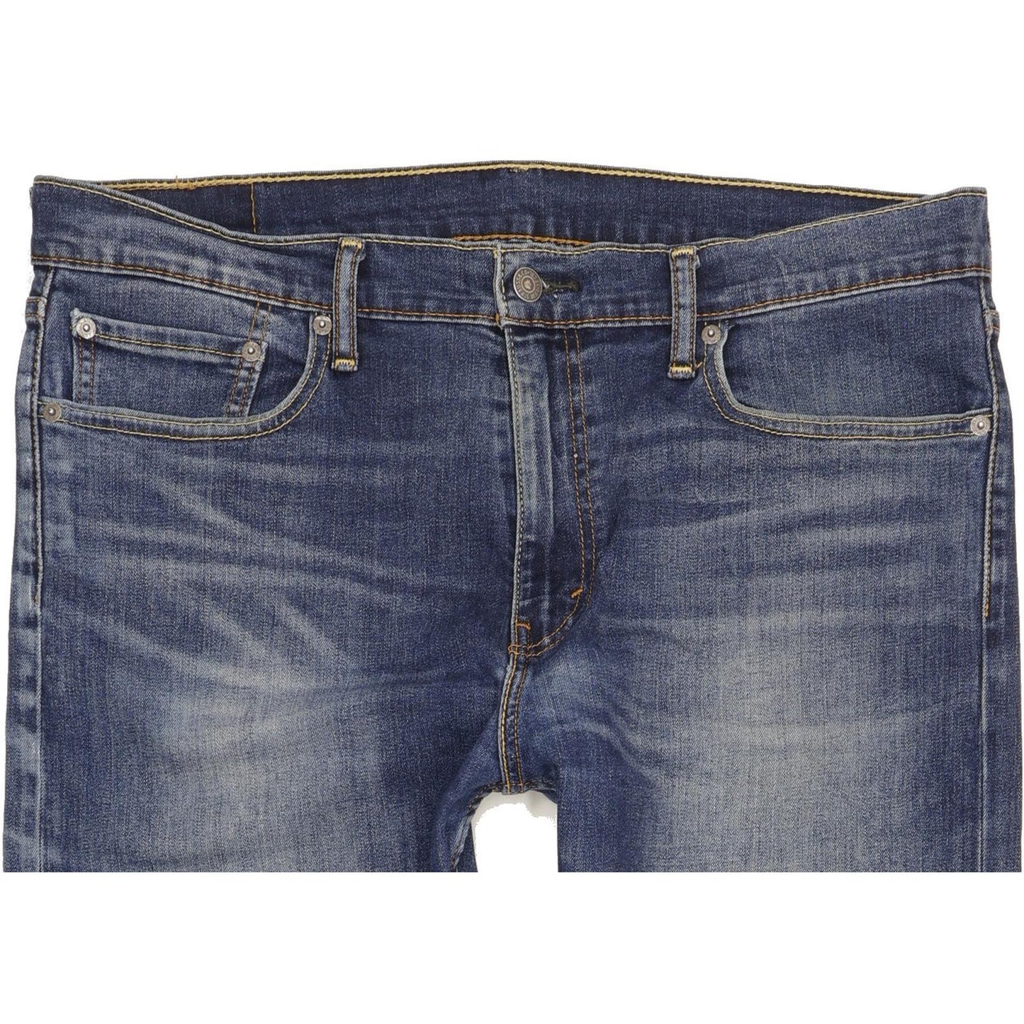 Levi's 504 Men Blue Straight Regular Stretch Jeans W36 L30 (106204)