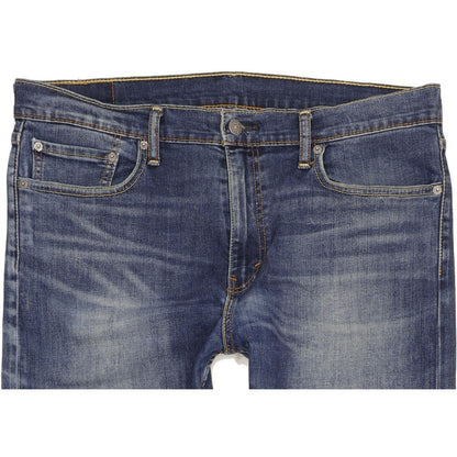 Levi's 504 Men Blue Straight Regular Stretch Jeans W36 L30 (106204)