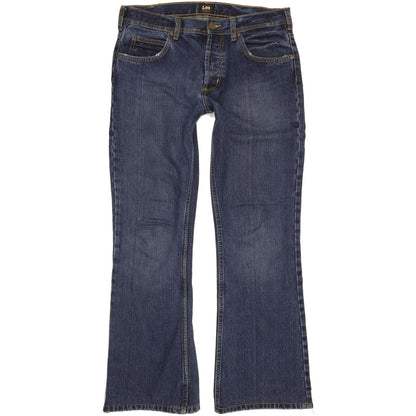 Lee Denver Men Blue Bootcut Slim Jeans W33 L31 (106205)