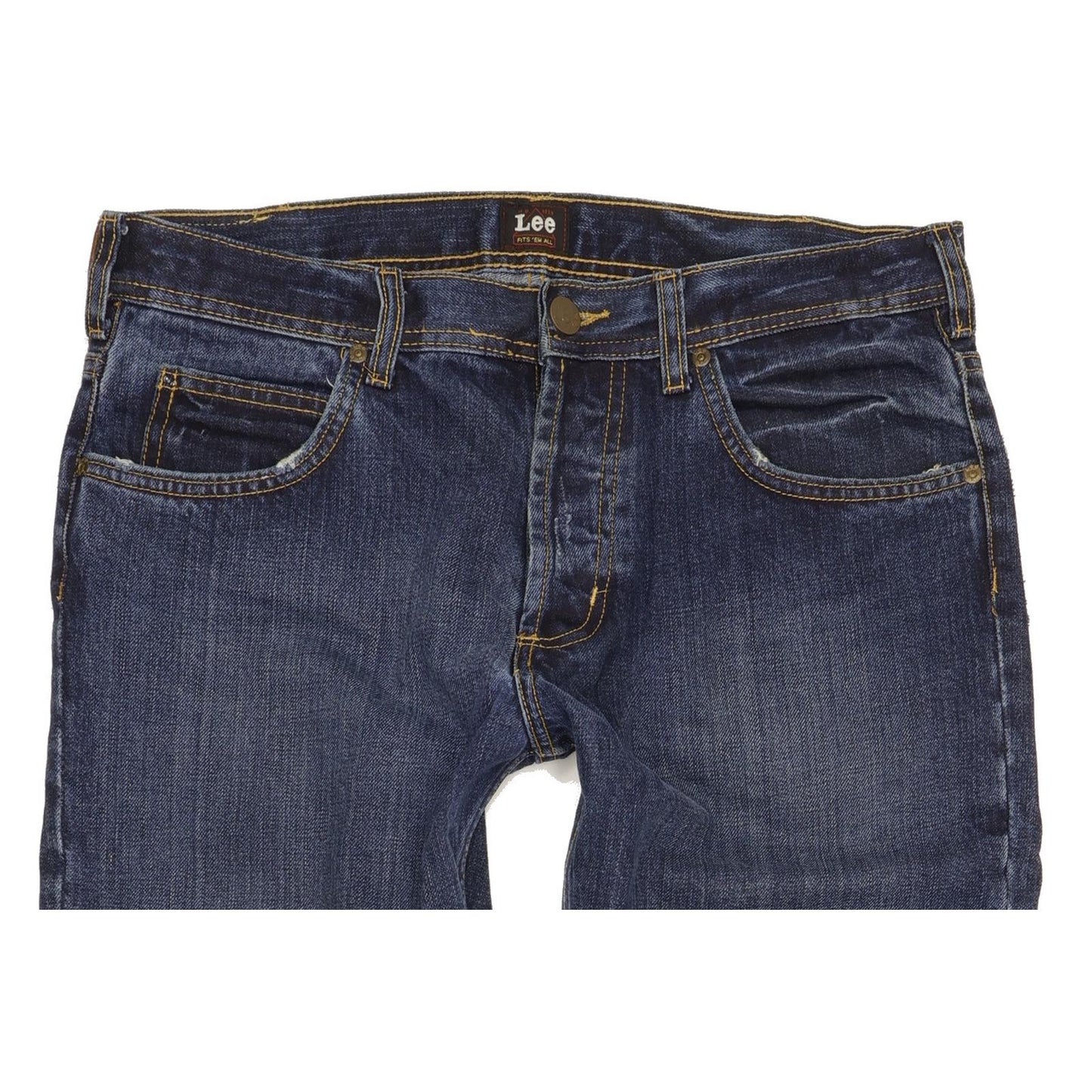 Lee Denver Men Blue Bootcut Slim Jeans W33 L31 (106205)