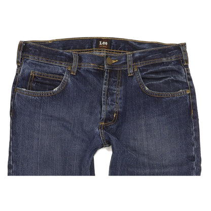 Lee Denver Men Blue Bootcut Slim Jeans W33 L31 (106205)