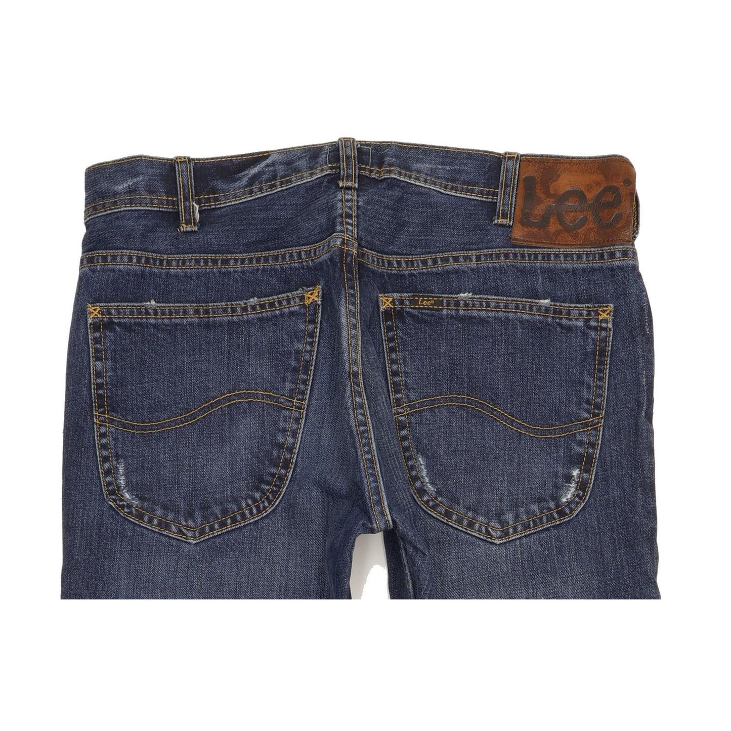 Lee Denver Men Blue Bootcut Slim Jeans W33 L31 (106205)