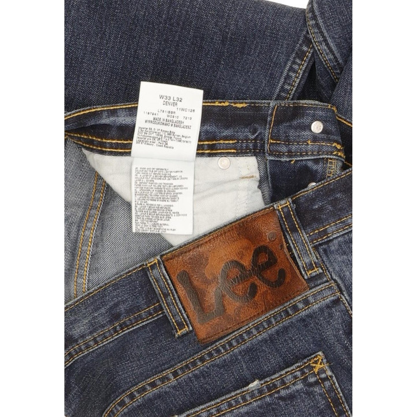 Lee Denver Men Blue Bootcut Slim Jeans W33 L31 (106205)