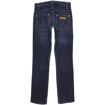 Wrangler Spencer Men Blue Straight Slim Jeans W28 L33 (106208)