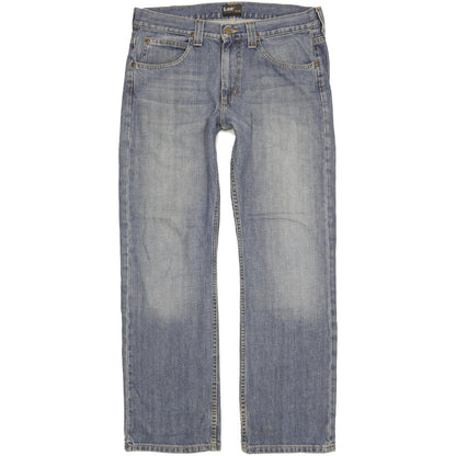 Lee Kent Men Blue Straight Regular Jeans W33 L32 (106210)