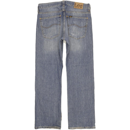 Lee Kent Men Blue Straight Regular Jeans W33 L32 (106210)