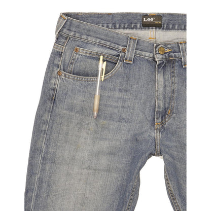 Lee Kent Men Blue Straight Regular Jeans W33 L32 (106210)