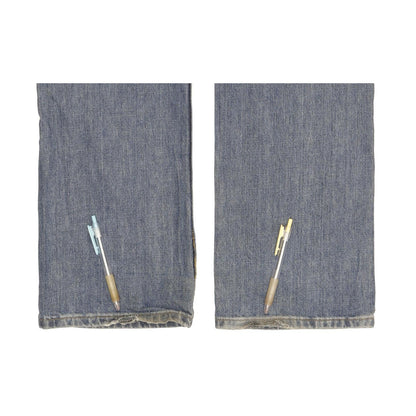 Lee Kent Men Blue Straight Regular Jeans W33 L32 (106210)