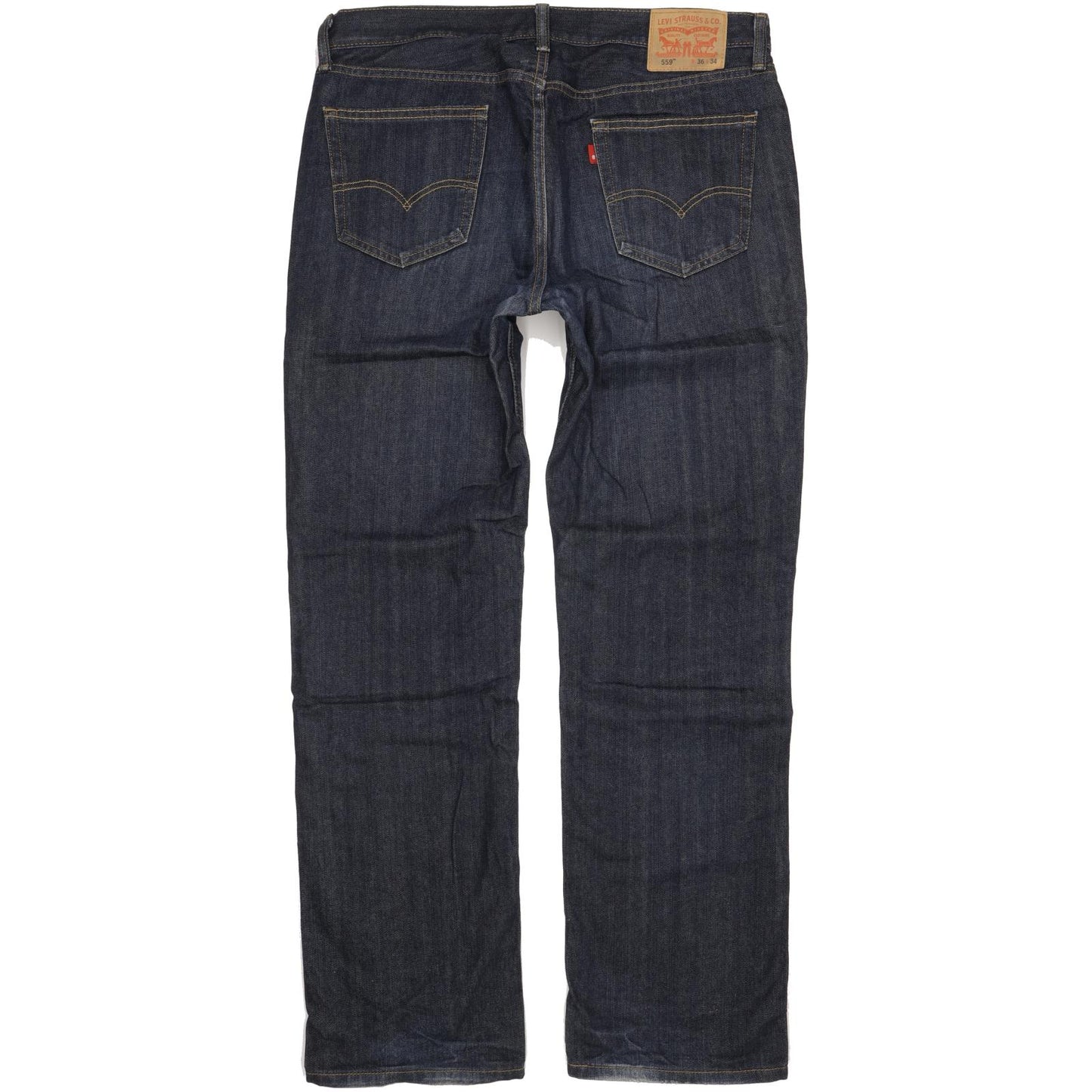 Levi's 559 Men Blue Straight Relaxed Jeans W36 L34 (106211)