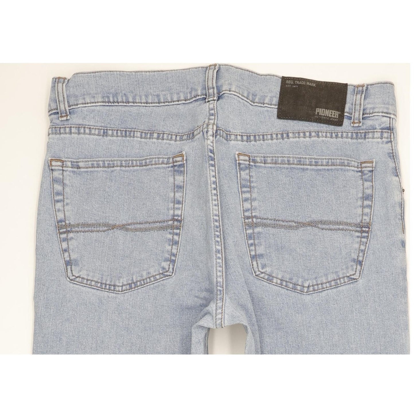 Pioneer Men Blue Straight Regular Stretch Jeans W33 L34 (106212)