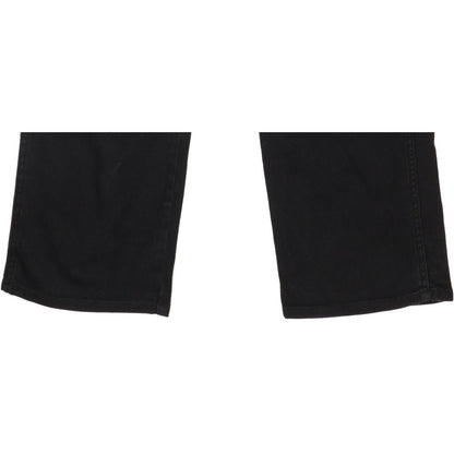 Wrangler Durable Quality Men Black Straight Regular Stretch Jeans W36 L30 (106214)