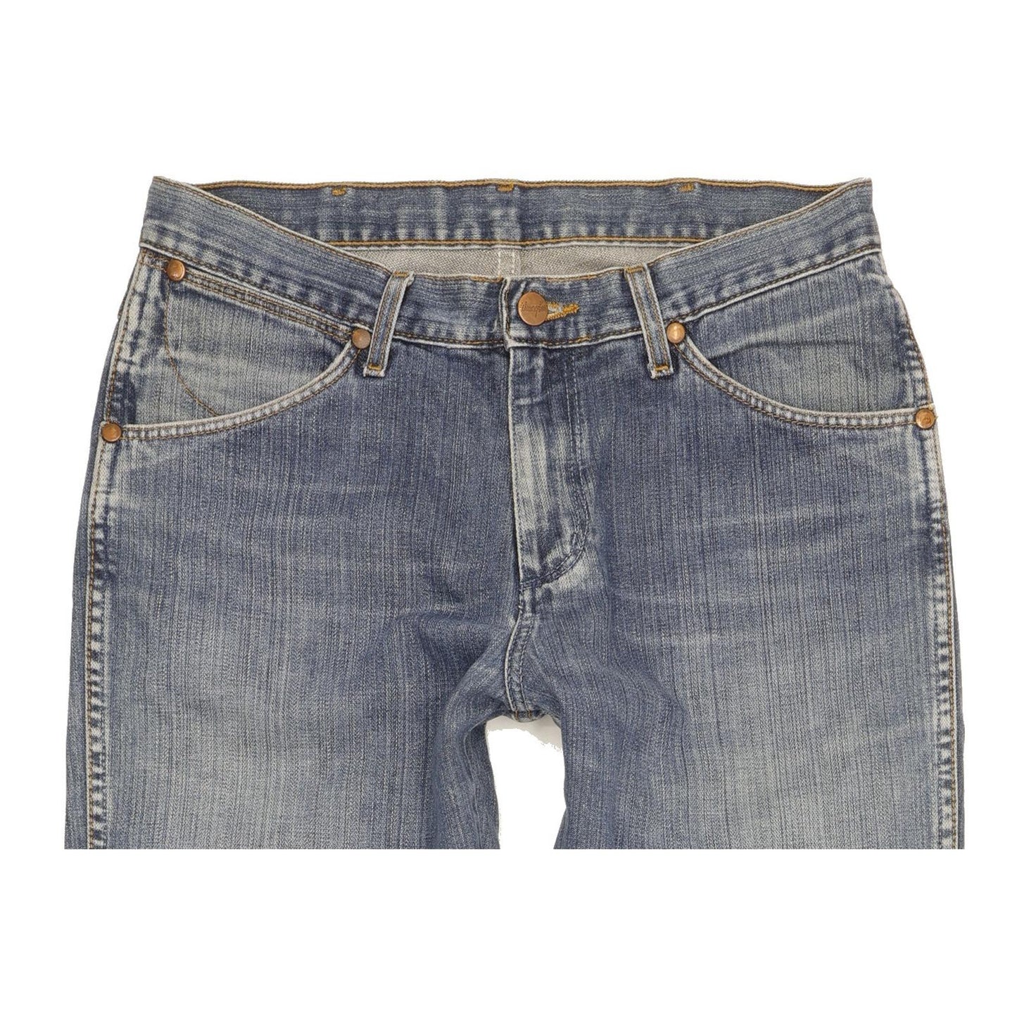 Wrangler Alaska Men Blue Straight Regular Jeans W30 L32 (106216)