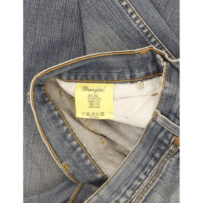 Wrangler Alaska Men Blue Straight Regular Jeans W30 L32 (106216)