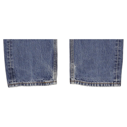 Levi's 505 Men Blue Straight Regular Stretch Jeans W33 L28 (106217)