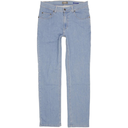 Pioneer Ron Men Blue Straight Slim Stretch Jeans W33 L32 (106218)