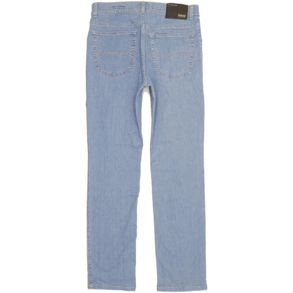 Pioneer Ron Men Blue Straight Slim Stretch Jeans W33 L32 (106218)