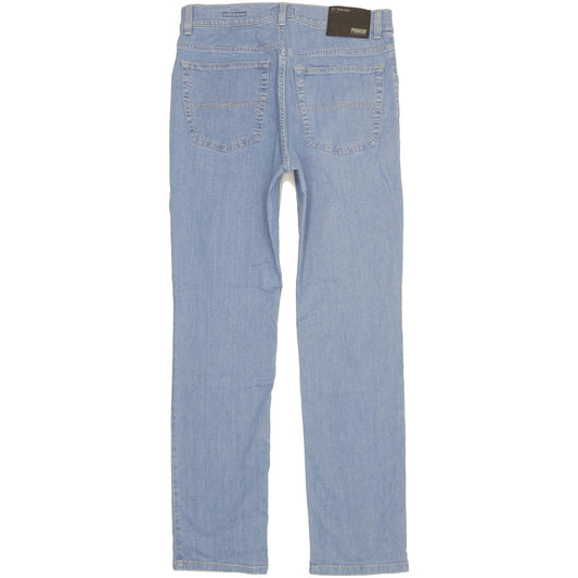 Pioneer Ron Men Blue Straight Slim Stretch Jeans W33 L32 (106218)