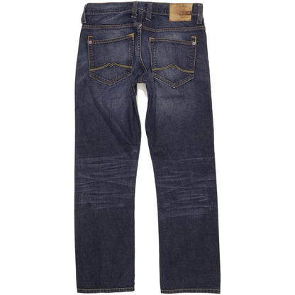 Mustang New Oregon Men Blue Straight Slim Stretch Jeans W32 L30 (106219)